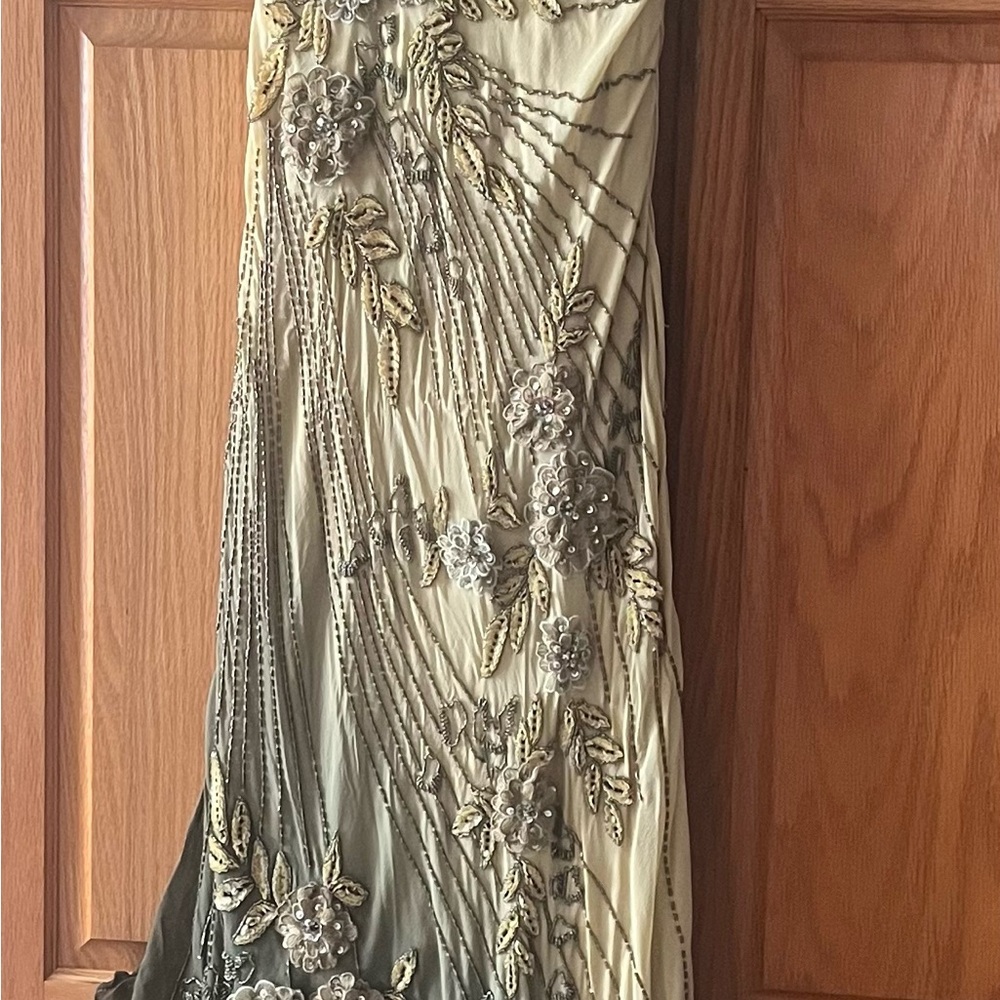 Elegant Beaded Evening Gown